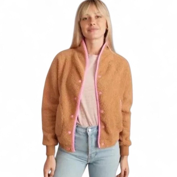 Marine Layer Sienna Sherpa in Camel - Picture 1 of 3